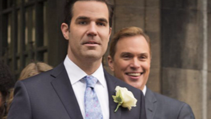 Rob Delaney and Daniel Lapaine in Catastrophe!