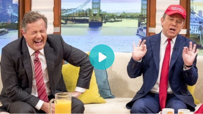 Jon Culshaw on Good Morning Britain!