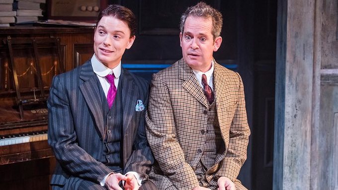 Tom Hollander and Freddie Fox in Travesties